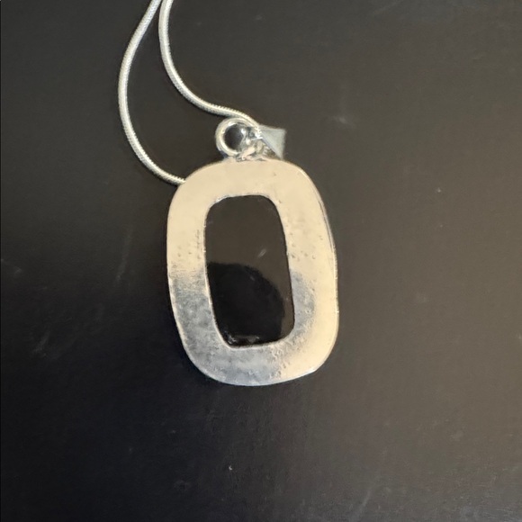 Triplet Opal .925 sterling silver necklace - Picture 3 of 4